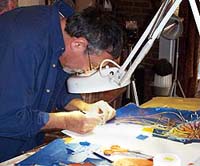 Roger Bacharach creating.