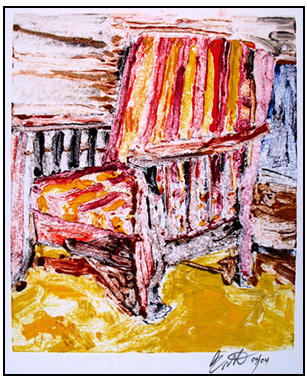 Mrs. Sheid's Chair Ghost by Roger Bacharach