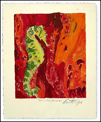 Yellow Sea Horse 2 by Roger Bacharach