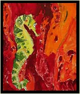 Yellow Sea Horse 2 by Roger Bacharach