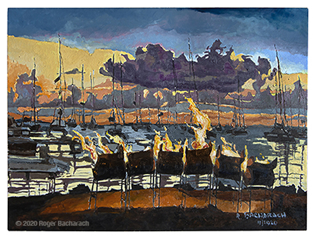 Grillz Ah Blaze at Da Reef by Roger Bacharach copyright 2020