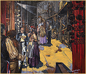 Backstage, Les Mis by Roger Bacharach