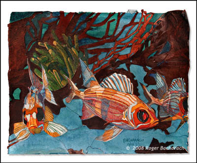 Long Spine Squirrel Fish by Roger Bacharach