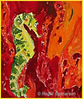 Yellow Sea Horse 2 by Roger Bacharach